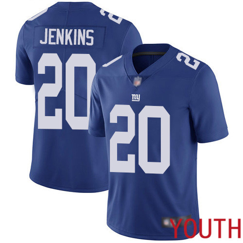 Youth New York Giants #20 Janoris Jenkins Royal Blue Team Color Vapor Untouchable Limited Player Football NFL Jersey